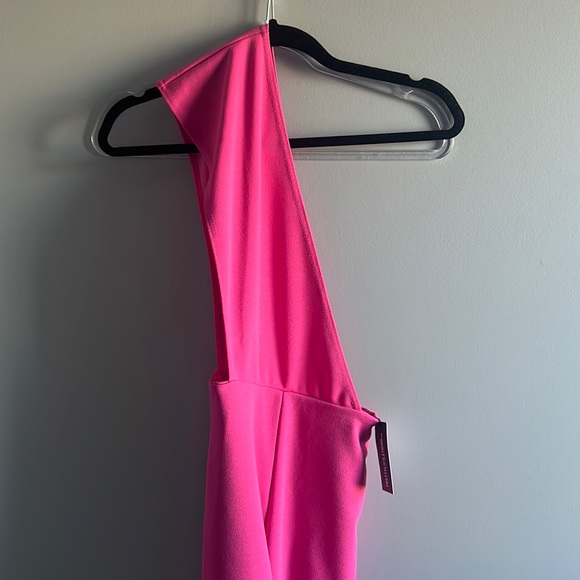PRETTYLITTLETHING hot pink one should jumpsuit - Picture 4 of 7